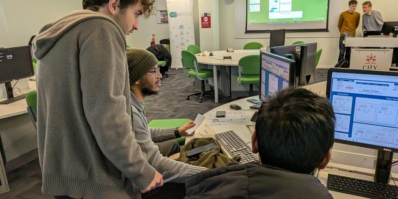 Power Trader game in progress at City University